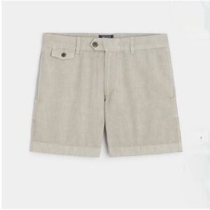 NWT Todd Snyder Hudson Short 7" Inseam | Manor Grey | 36W | Linen Tailoring